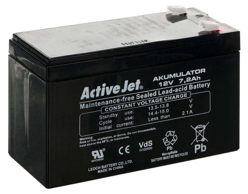 ACP-AK7 ActiveJet Akumulator UPS 12V 7Ah typ:CSB