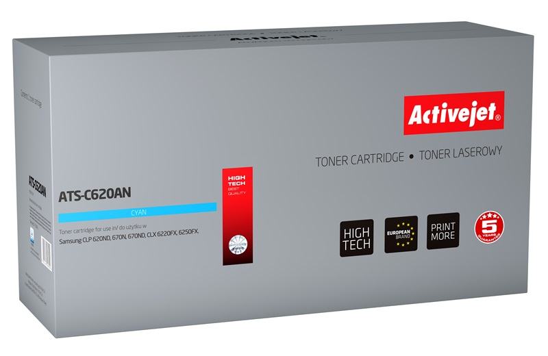 Toner Activejet ATS-C620AN do drukarki Samsung, Zamiennik Samsung CLT-C5082L;  Premium;  4000 stron;  błękitny.