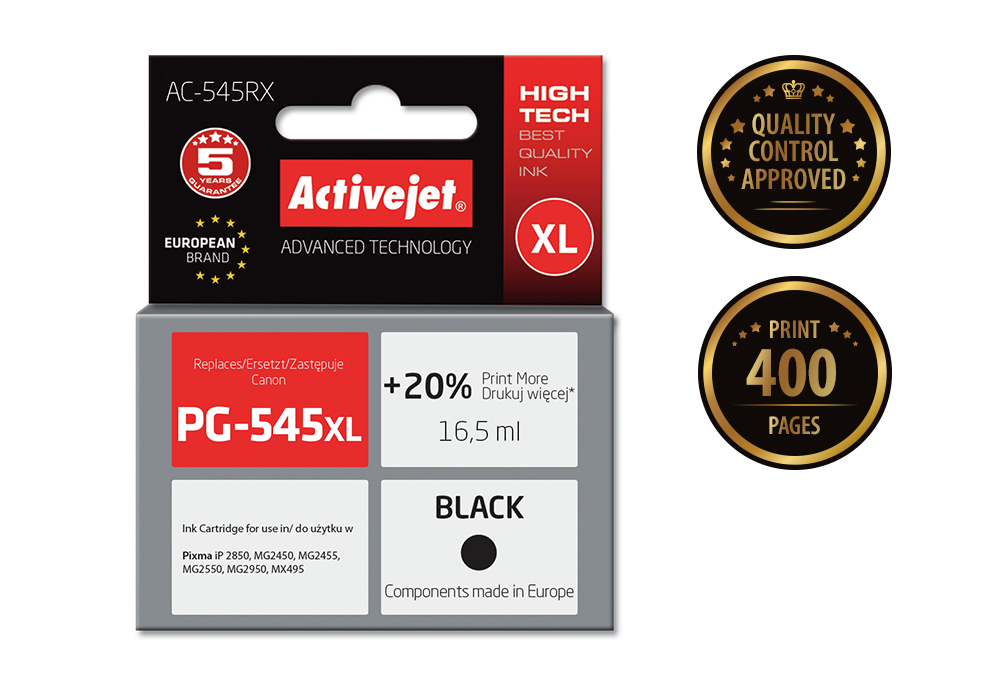 Activejet - Compatible inkjet cartridge Replacement for Canon