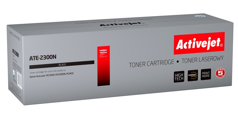 Toner Activejet ATE-2300N do drukarki Epson, Zamiennik Epson C13S050583;  Supreme;  3000 stron;  czarny.
